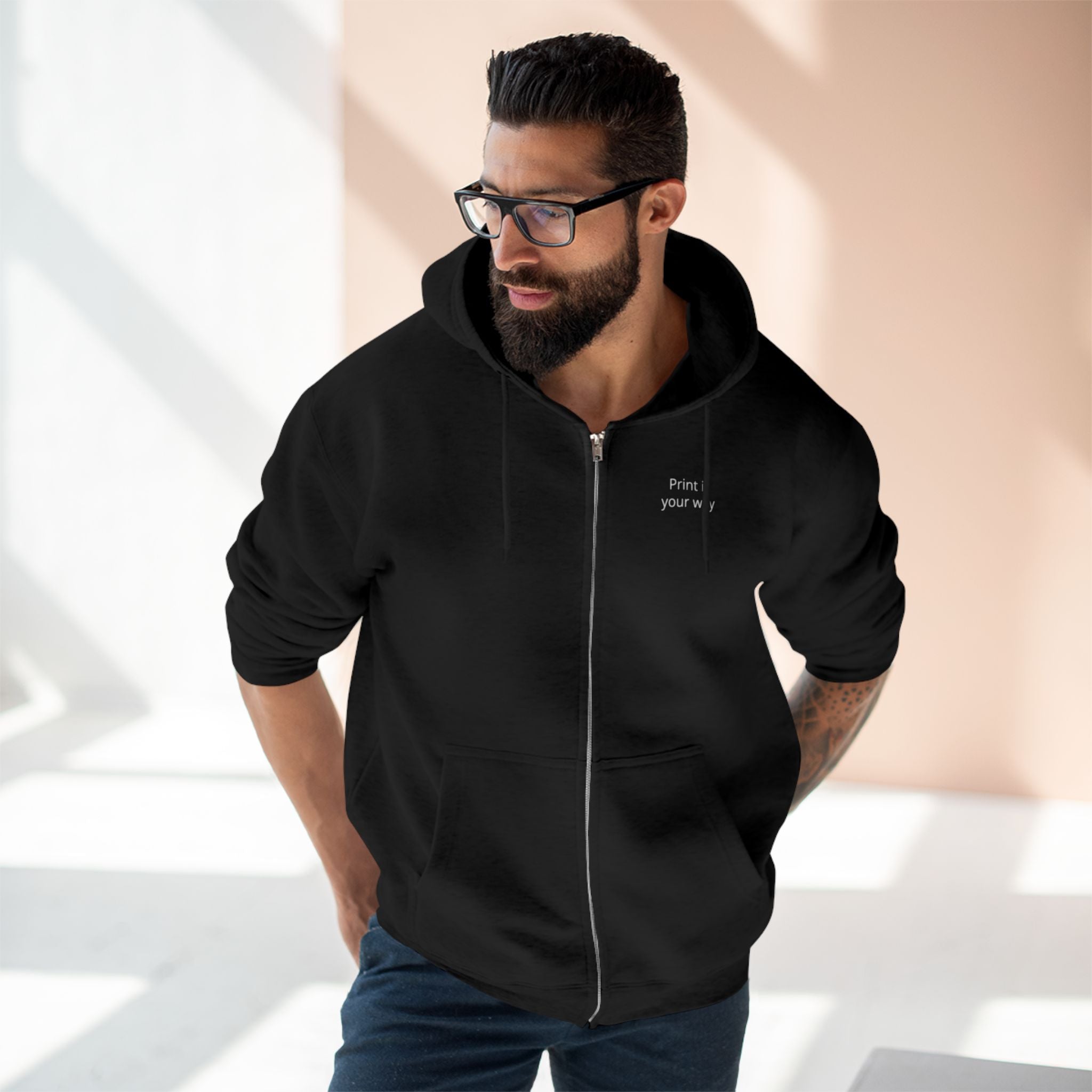 Apex Bowling Customizable Zip Hoodie