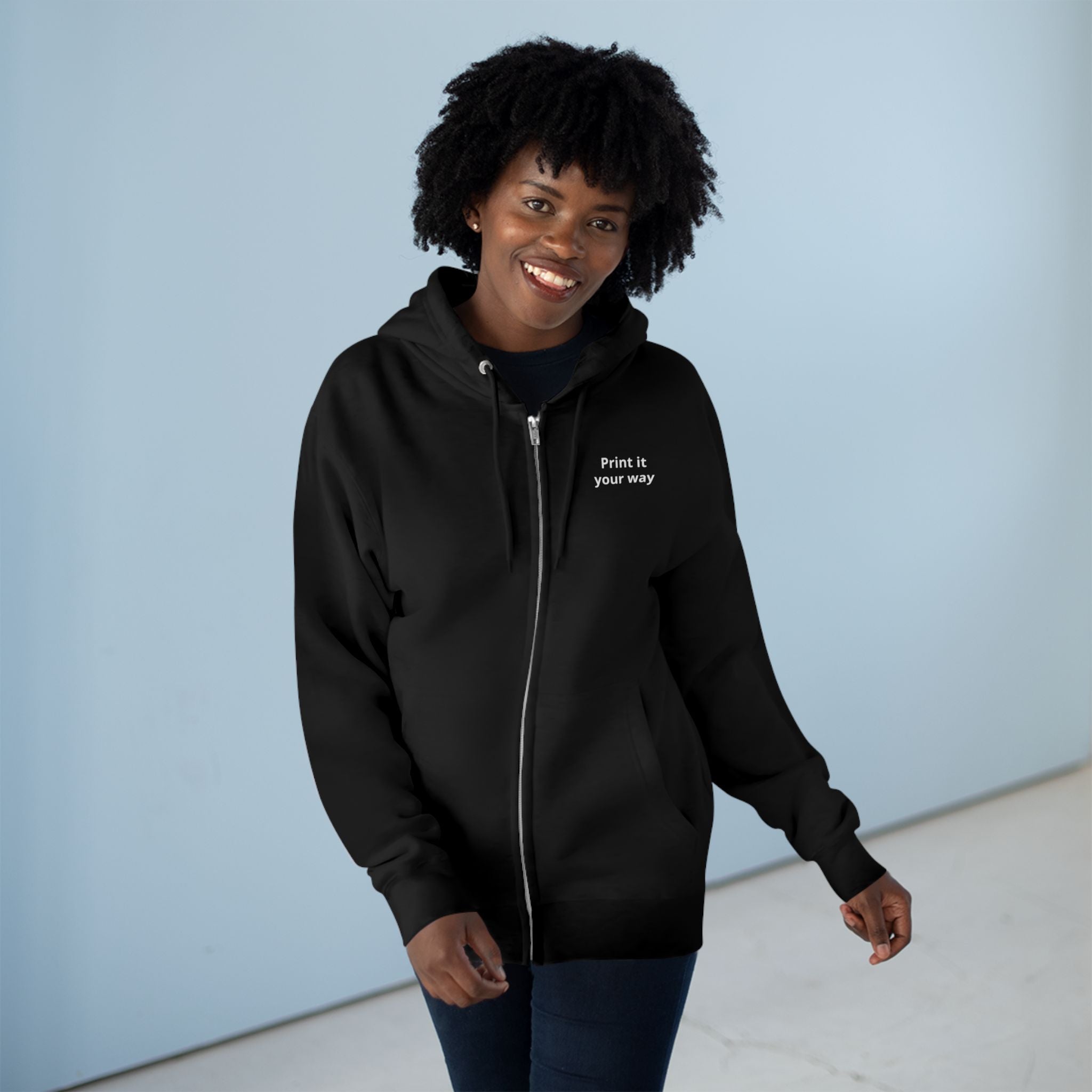 Apex Bowling Customizable Zip Hoodie