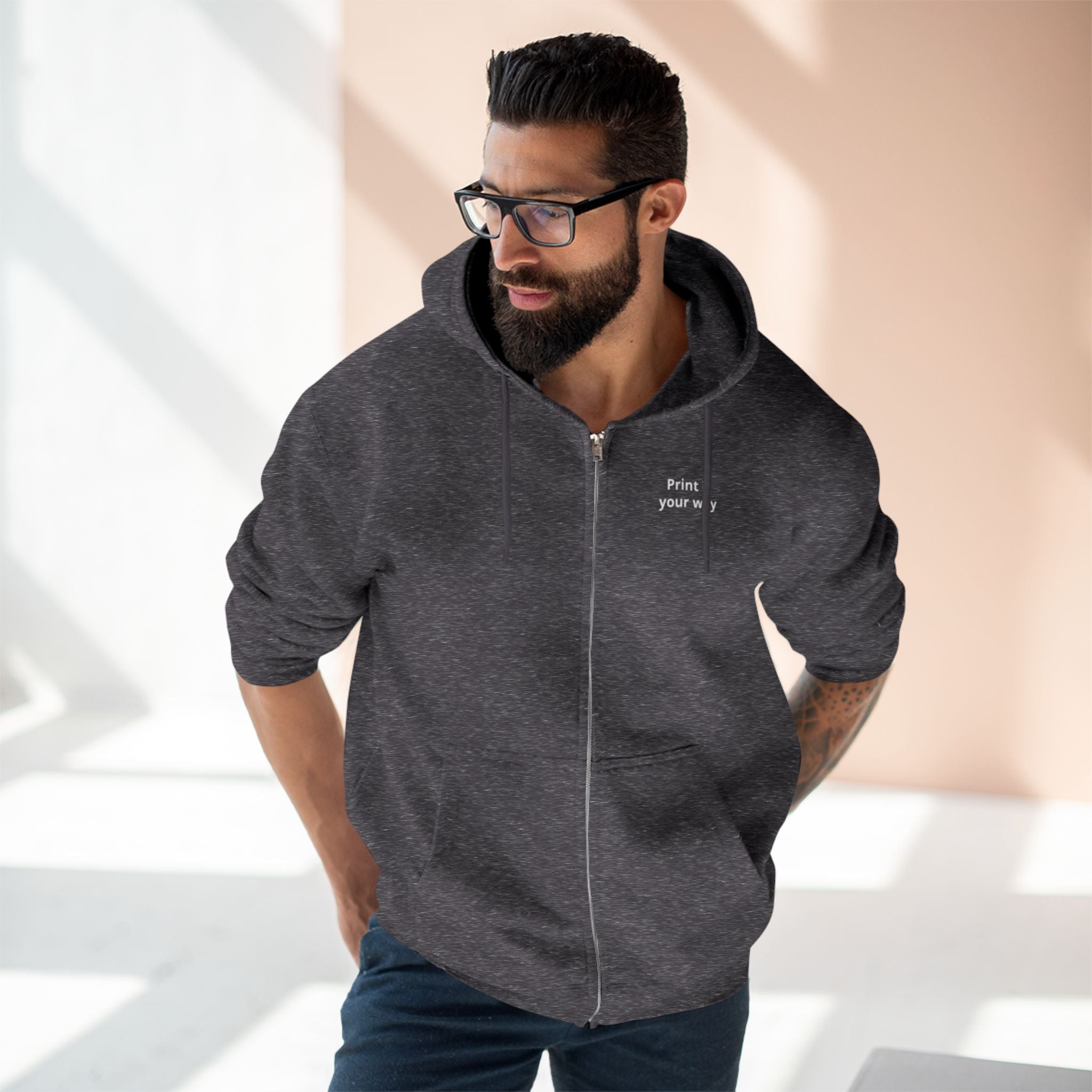 Apex Bowling Customizable Zip Hoodie