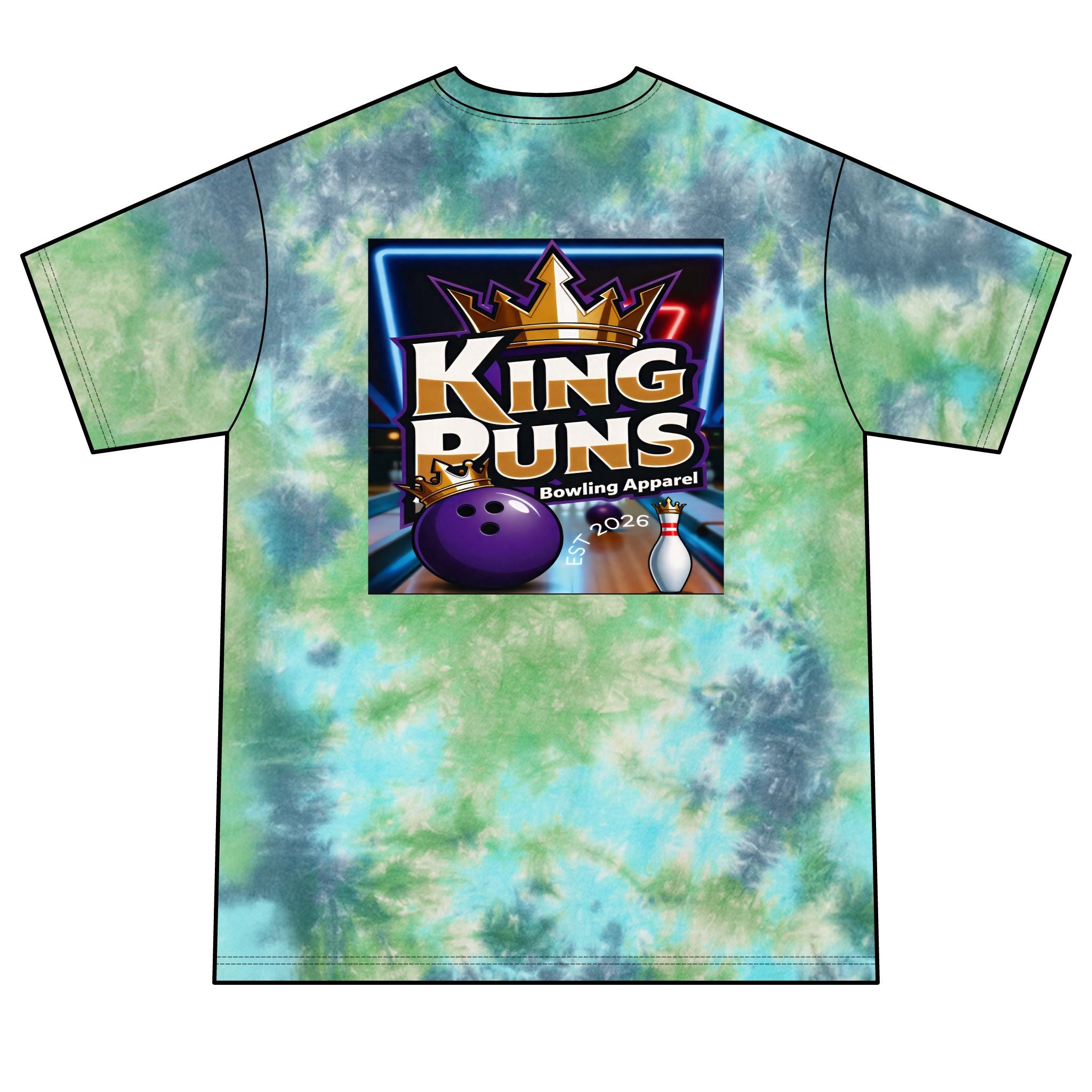KingPuns crystal Tie-Dye