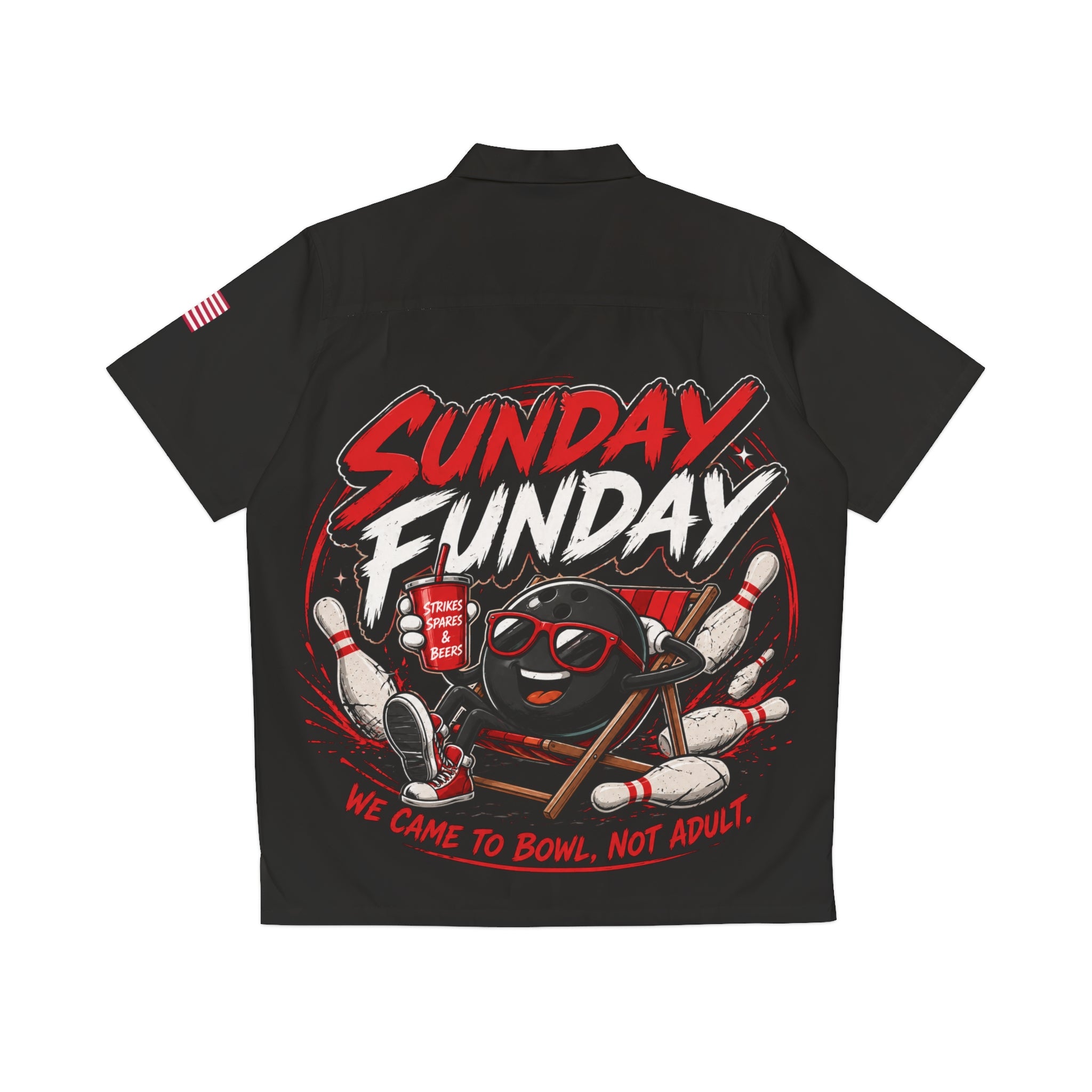 Apex Sunday Funday Hawaiian Bowling Shirt