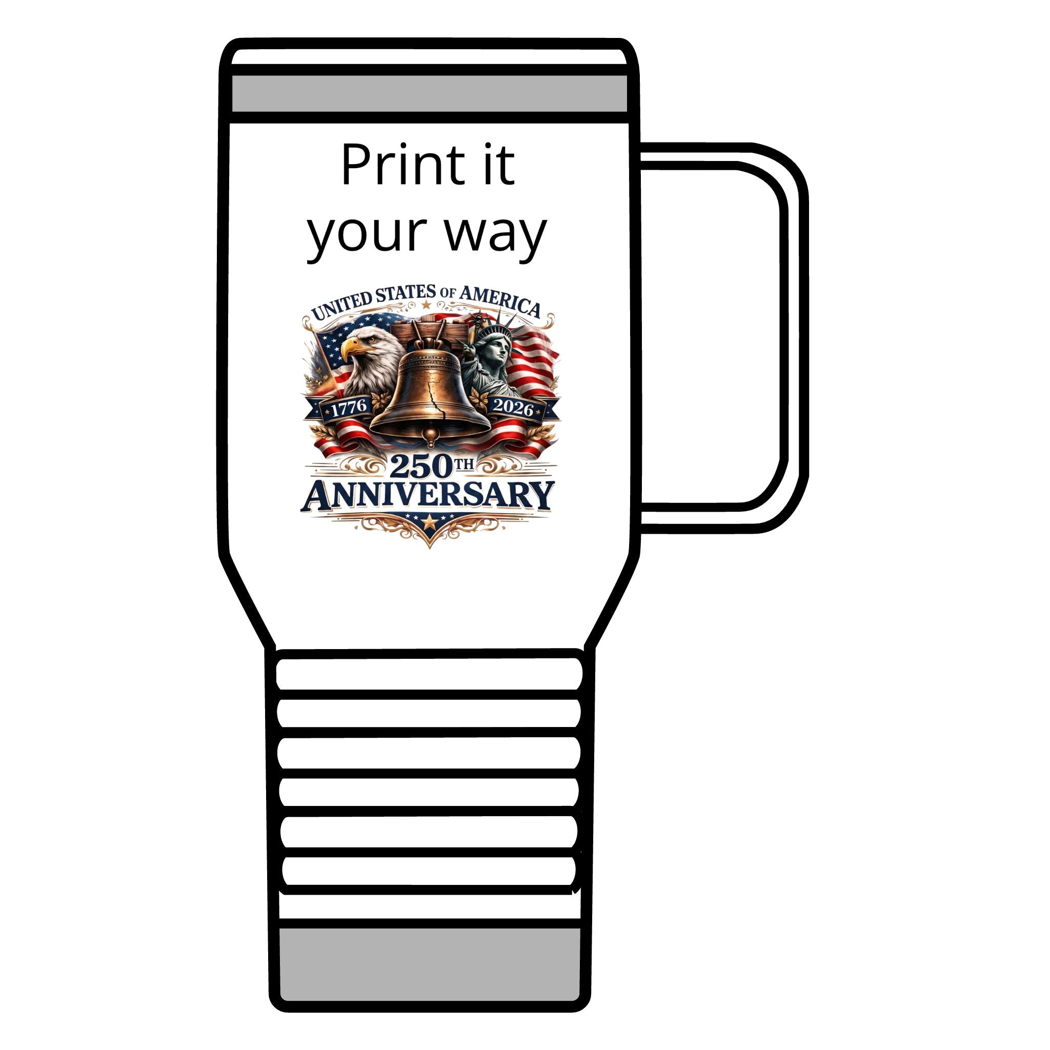 Apex America 250 20oz tumbler